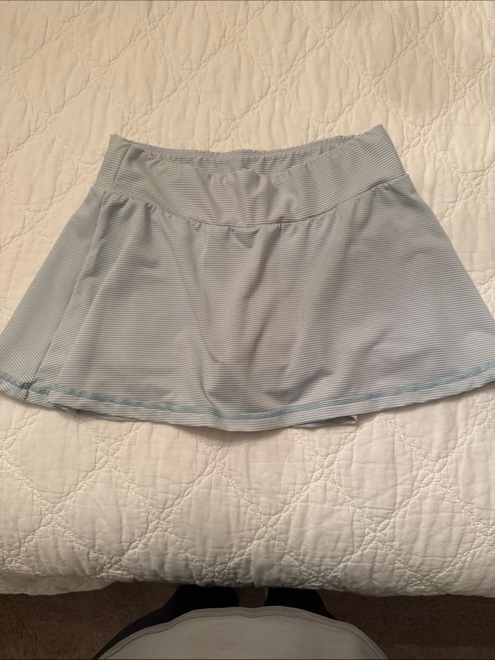 Light teal Striped Women’s Skort - Adidas